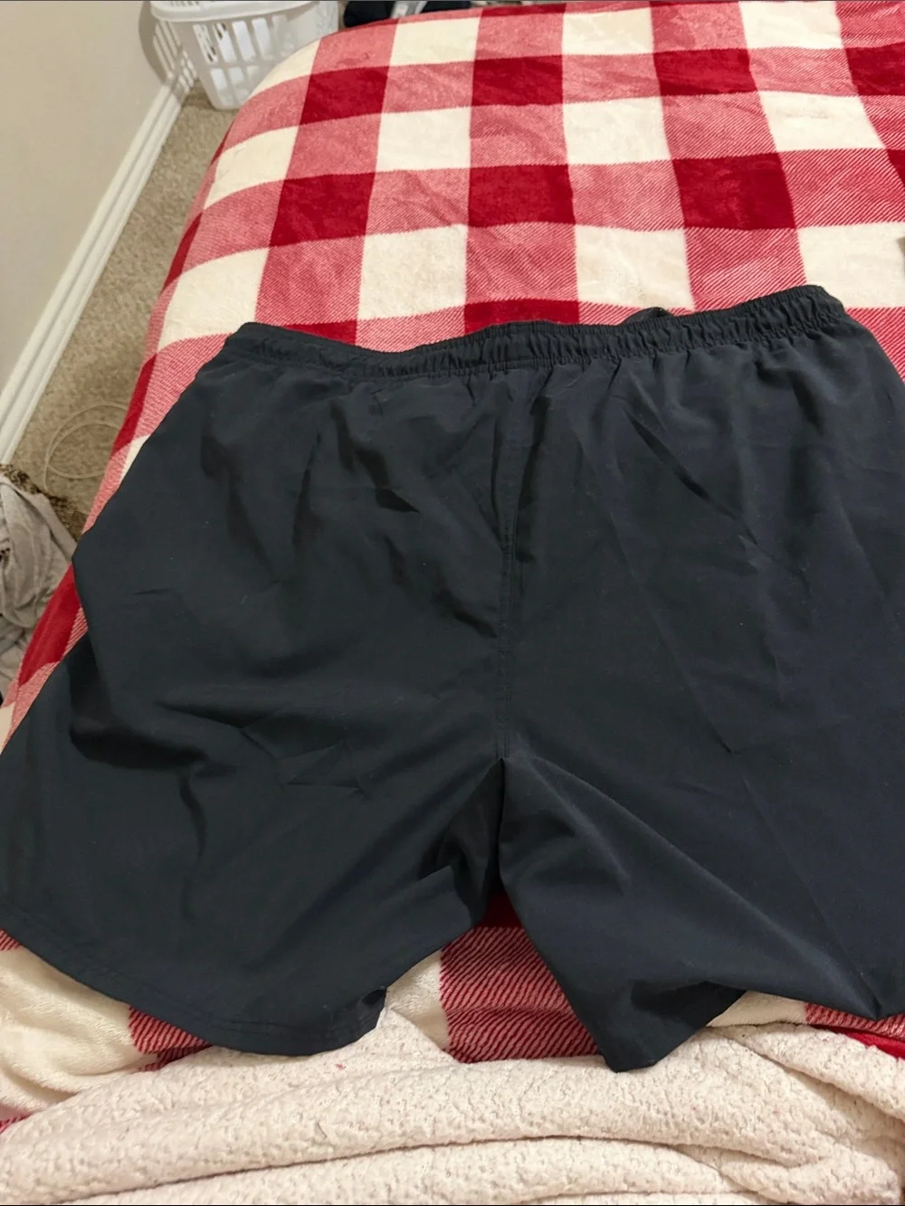 Oakley Men’s Dark Navy Swim Trunks with Logo